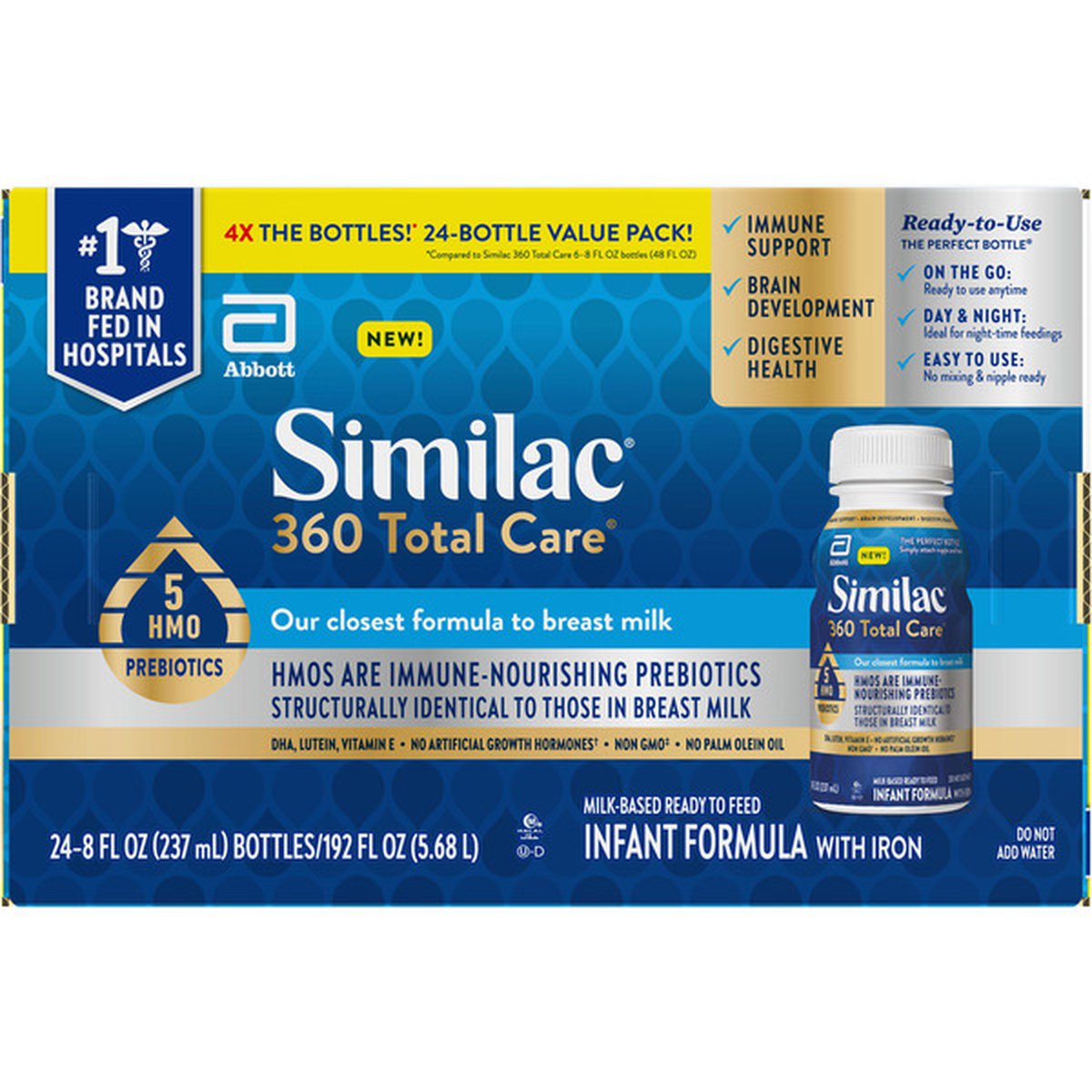 Similac 360 Total Care RTF Infant Formula 24/8oz